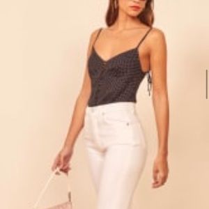 NWT reformation tank top. Black. Small
